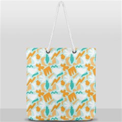 Full Print Rope Handle Tote (Large) 