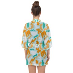 Half Sleeve Chiffon Kimono 