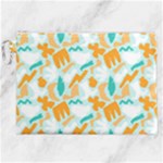 Design Pattern Seamless Tropical Canvas Cosmetic Bag (XXL)