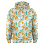 Design Pattern Seamless Tropical Men s Overhead Hoodie