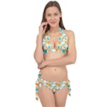 Design Pattern Seamless Tropical Tie It Up Bikini Set