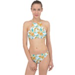 Design Pattern Seamless Tropical Halter Bikini Set