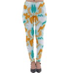 Design Pattern Seamless Tropical Lightweight Velour Leggings