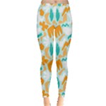 Design Pattern Seamless Tropical Inside Out Leggings