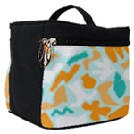 Design Pattern Seamless Tropical Make Up Travel Bag (Small)