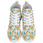 Design Pattern Seamless Tropical Women s Lightweight High Top Sneakers