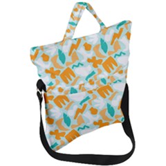 Fold Over Handle Tote Bag 