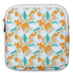 Design Pattern Seamless Tropical Mini Square Pouch