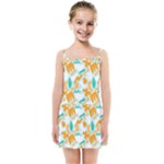 Design Pattern Seamless Tropical Kids  Summer Sun Dress