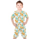 Design Pattern Seamless Tropical Kids  T-Shirt and Shorts Set