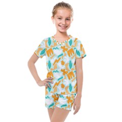 Kids  Mesh T-Shirt and Shorts Set 