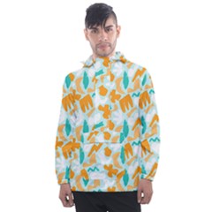 Men s Front Pocket Pullover Windbreaker 