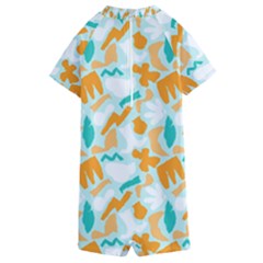 Kids  Boyleg Half Suit Swimwear 