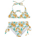Design Pattern Seamless Tropical Kids  Classic Bikini Set