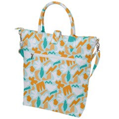 Buckle Top Tote Bag 