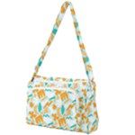 Design Pattern Seamless Tropical Front Pocket Crossbody Bag