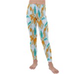 Design Pattern Seamless Tropical Kids  Lightweight Velour Leggings
