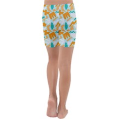 Kids  Lightweight Velour Capri Yoga Leggings 