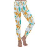 Design Pattern Seamless Tropical Kids  Lightweight Velour Classic Yoga Leggings