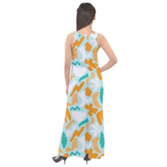 Sleeveless Velour Maxi Dress 