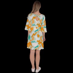 Velour Kimono Dress 