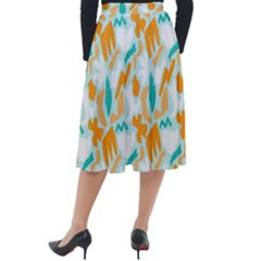 Classic Velour Midi Skirt  