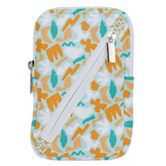 Design Pattern Seamless Tropical Belt Pouch Bag (Small) from ArtsNow.com