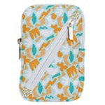 Design Pattern Seamless Tropical Belt Pouch Bag (Small)