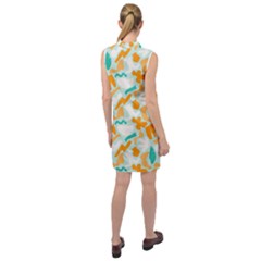 Sleeveless Shirt Dress 