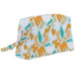 Design Pattern Seamless Tropical Wristlet Pouch Bag (Large)