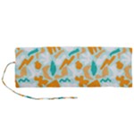Design Pattern Seamless Tropical Roll Up Canvas Pencil Holder (M)