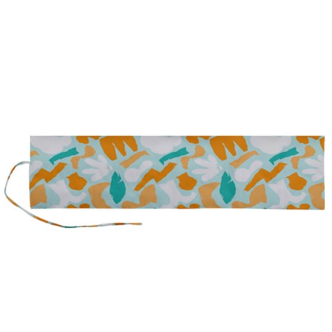Design Pattern Seamless Tropical Roll Up Canvas Pencil Holder (L) from ArtsNow.com