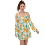 Design Pattern Seamless Tropical Boho Dress