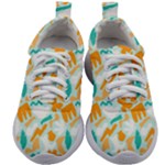 Design Pattern Seamless Tropical Kids Athletic Shoes