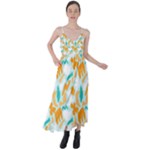 Design Pattern Seamless Tropical Tie Back Maxi Dress