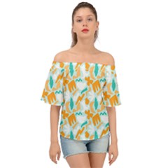 Off Shoulder Short Sleeve Top 