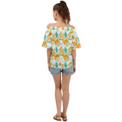Off Shoulder Short Sleeve Top 