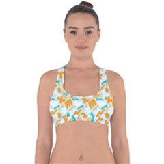 Cross Back Hipster Bikini Top  