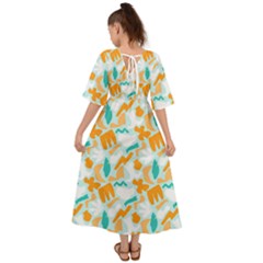 Kimono Sleeve Boho Dress 