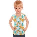Design Pattern Seamless Tropical Kids  Sport Tank Top