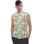 Design Pattern Seamless Tropical Men s Regular Tank Top