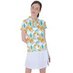Design Pattern Seamless Tropical Women s Polo T-Shirt