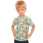 Design Pattern Seamless Tropical Kids  Sports T-Shirt