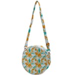 Design Pattern Seamless Tropical Crossbody Circle Bag