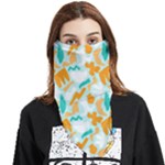 Design Pattern Seamless Tropical Face Covering Bandana (Triangle)