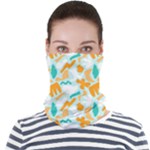 Design Pattern Seamless Tropical Face Seamless Bandana (Adult)