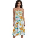 Knee-Length Strapless Bra Top Dress 