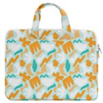 Design Pattern Seamless Tropical MacBook Pro 15  Double Pocket Laptop Bag 