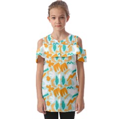 Fold Over Open Sleeve Top 