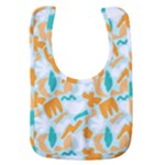 Design Pattern Seamless Tropical Baby Bib